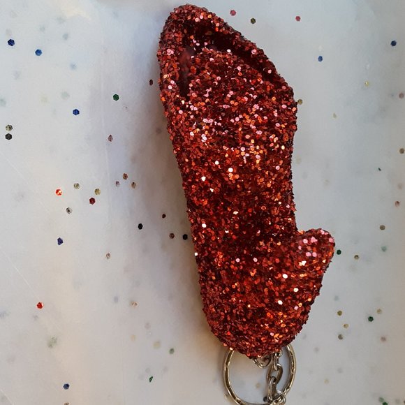 Coming Soon! Ruby Slipper Wizard Oz Inspired Handcrafted Acrylic Keychain Shoe - Picture 13 of 15